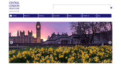 Desktop Screenshot of centrallondonhealthcare.co.uk