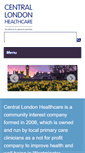 Mobile Screenshot of centrallondonhealthcare.co.uk